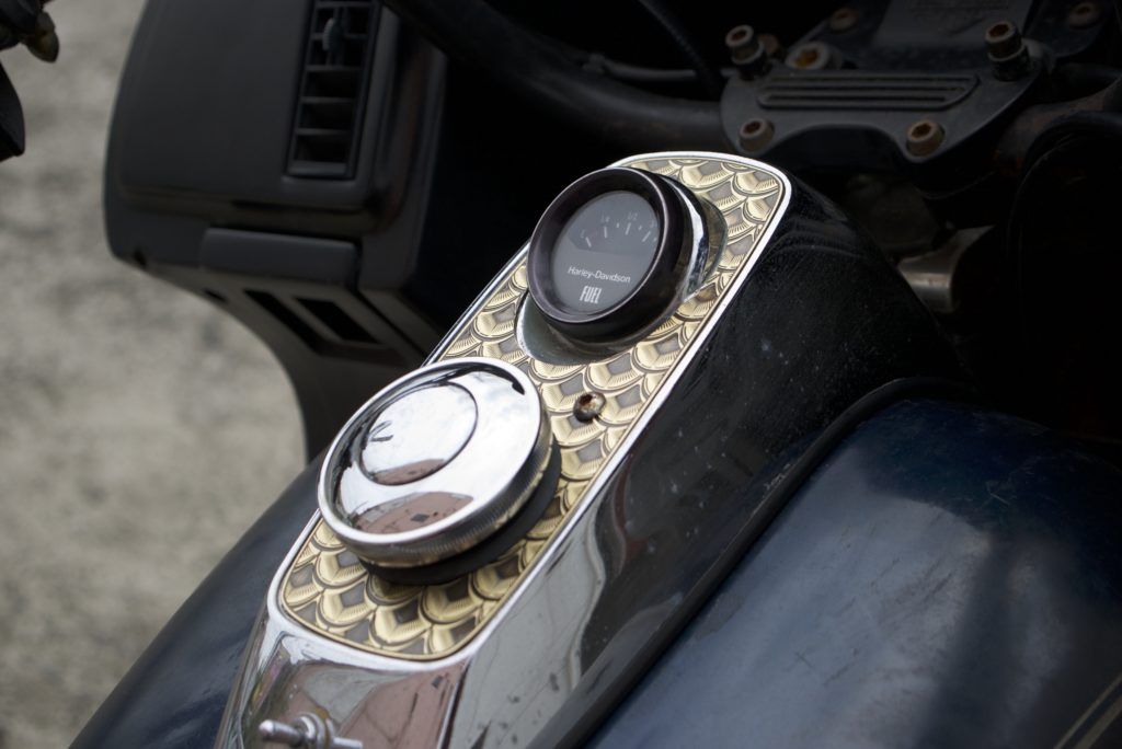 Harley-Davidson FXR Brass Dash Cover