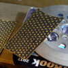 Brass fish scale fuel tank console cover Harley Davidson touring models