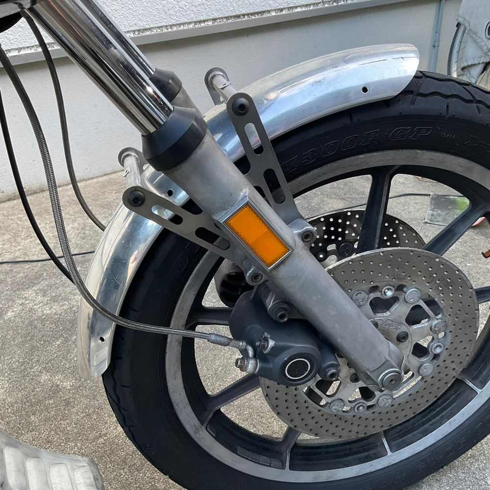 1986 fxrd narrow glide fork brace