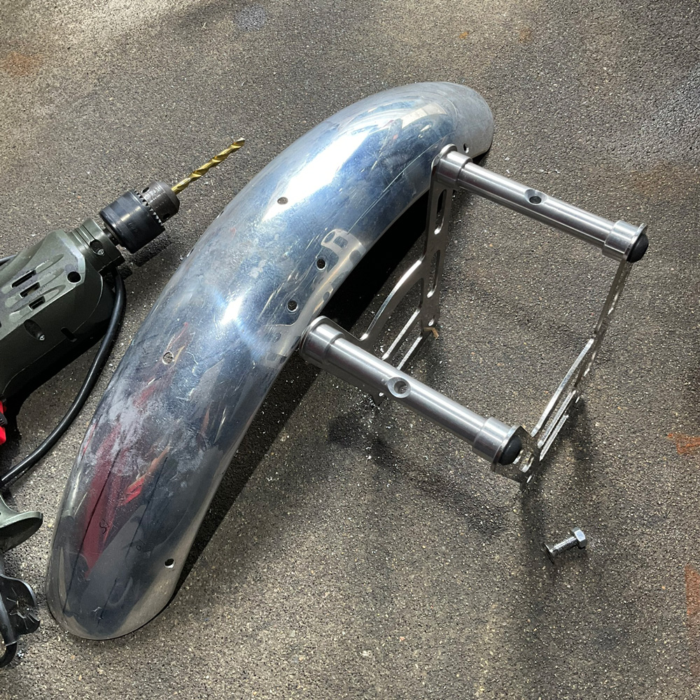 1986 fxrd narrow glide fork brace